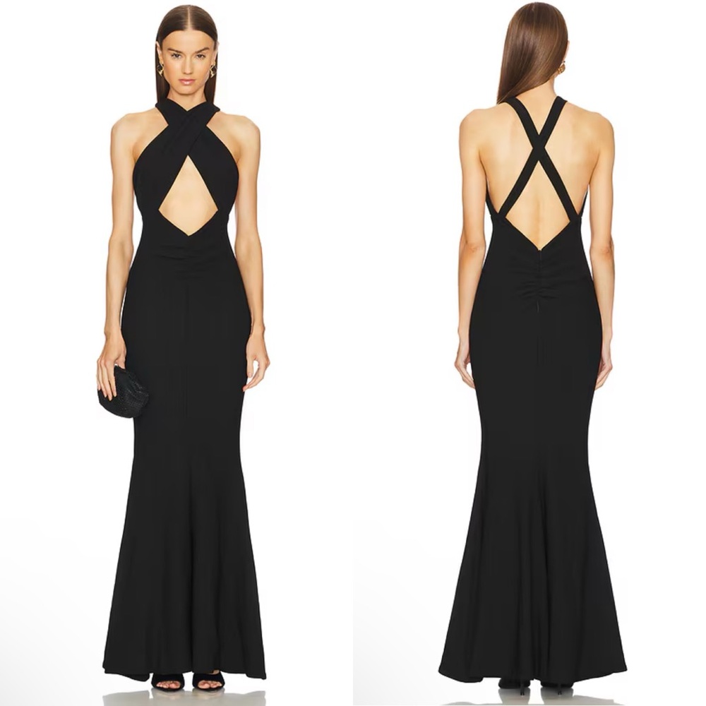 Michael Costello X REVOLVE Orla Maxi Gown In Black